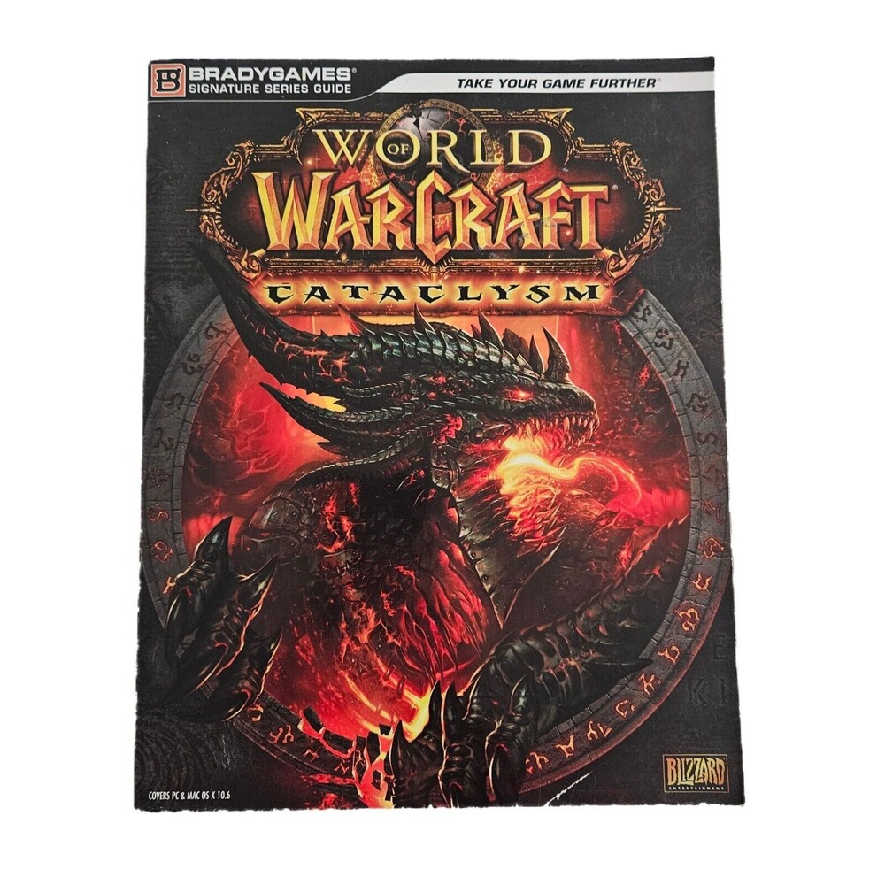 Brady Games Signature Series Guide World of Warcraft Cataclysm Covers PC&MAC OS